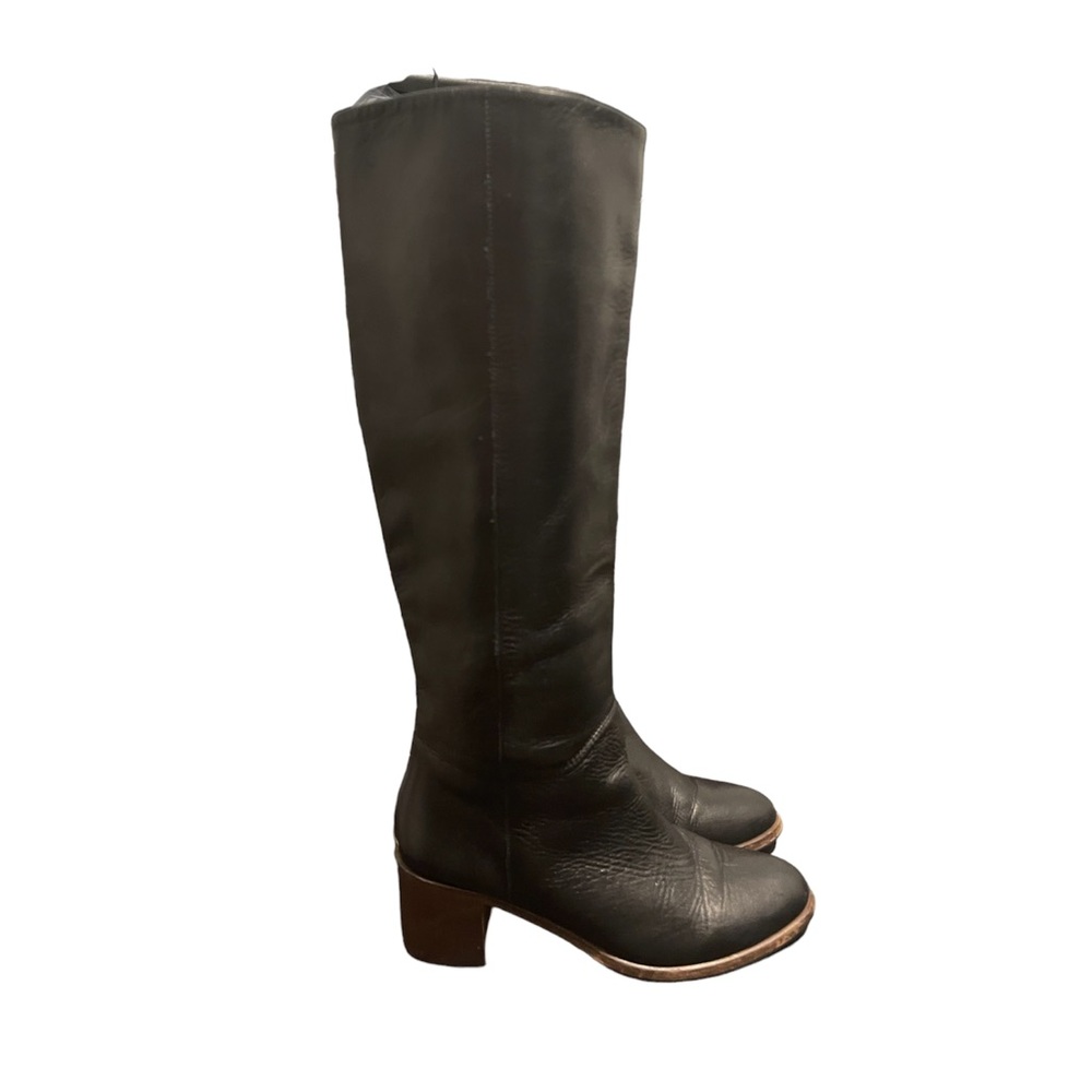 Kate Spade Boots, Mireille Tall Leather Riding boots, black, size 8 woman